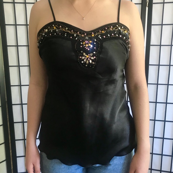 LAST CHANCE Vintage Beaded Camisole - Picture 4 of 5